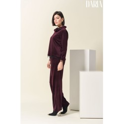 pantalon meryl granate