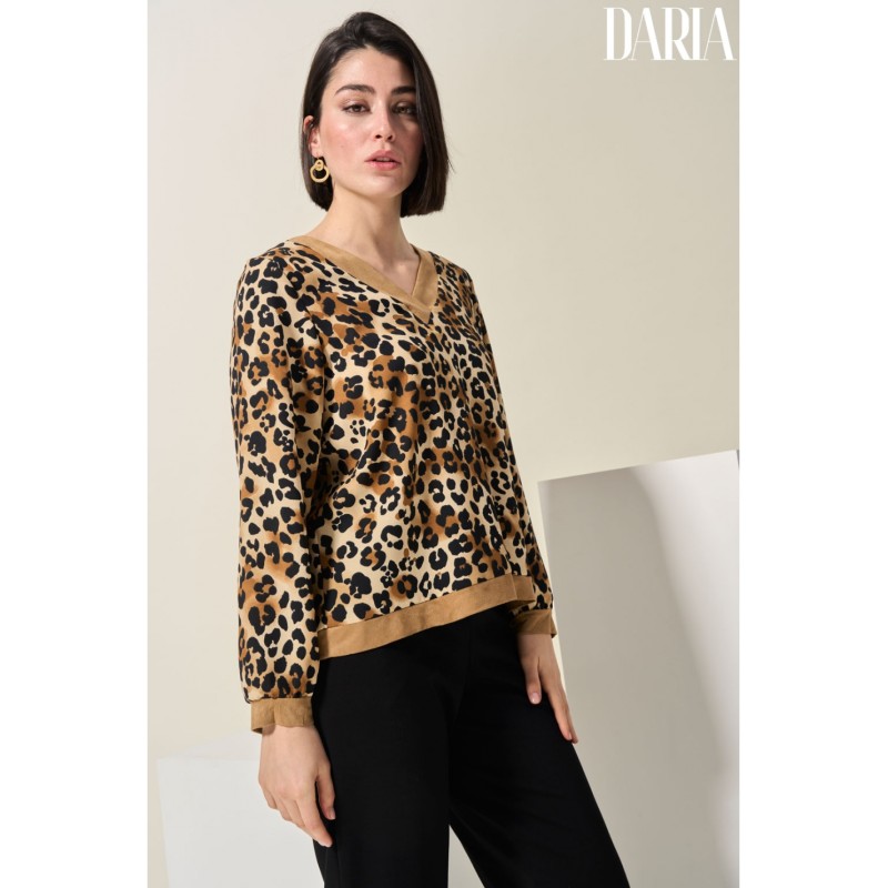blusa sandy print