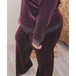 pantalon meryl granate