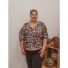 blusa sandy print