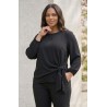 blusa lazo negra