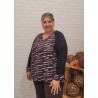 Camiseta print cebra