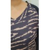 Camiseta print cebra
