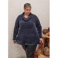 jersey chenilla gris humo