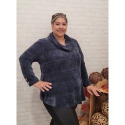 jersey chenilla gris humo