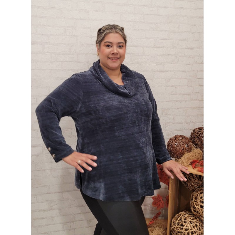 jersey chenilla gris humo