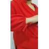 blusa chapas roja