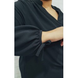 blusa chapas negra