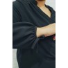 blusa chapas negra