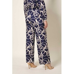 Pantalón "peach" azul