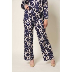 Pantalón "peach" azul