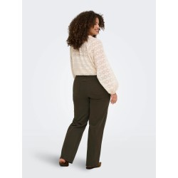 Pantalón curvy willy wide marrón