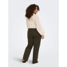 Pantalón curvy willy wide marrón