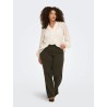 Pantalón curvy willy wide marrón